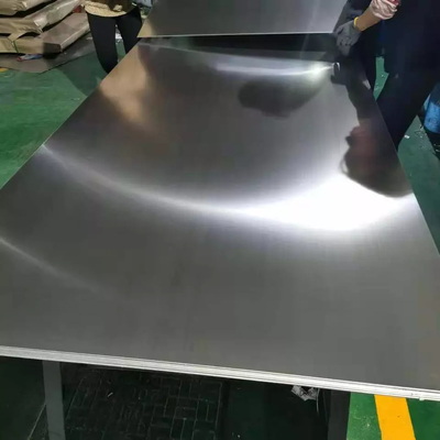Chine prix d'usine décoratif 4x8ft 201 304 316 410S 420 409l 430 miroir 2B BA laminé à froid SS plaque d'acier inoxydable Elle